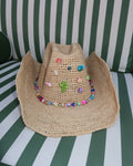 Tahiti Straw Lucky Charms Cowboy Hat