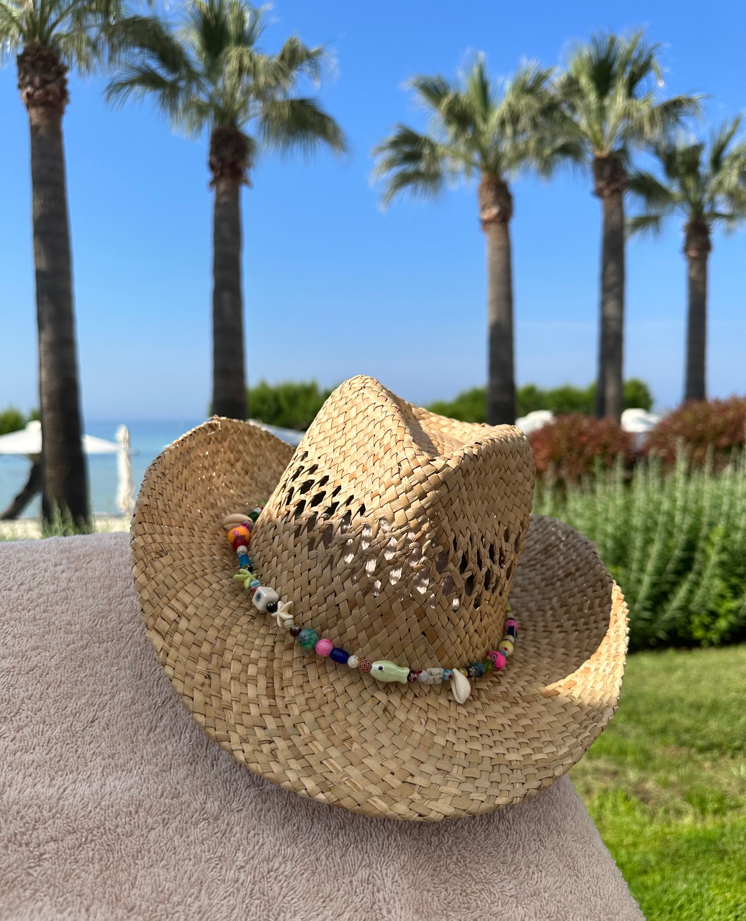 Island Straw Cowboy Hat.