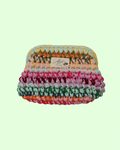 Palm Island Crochet Clutch Bag.