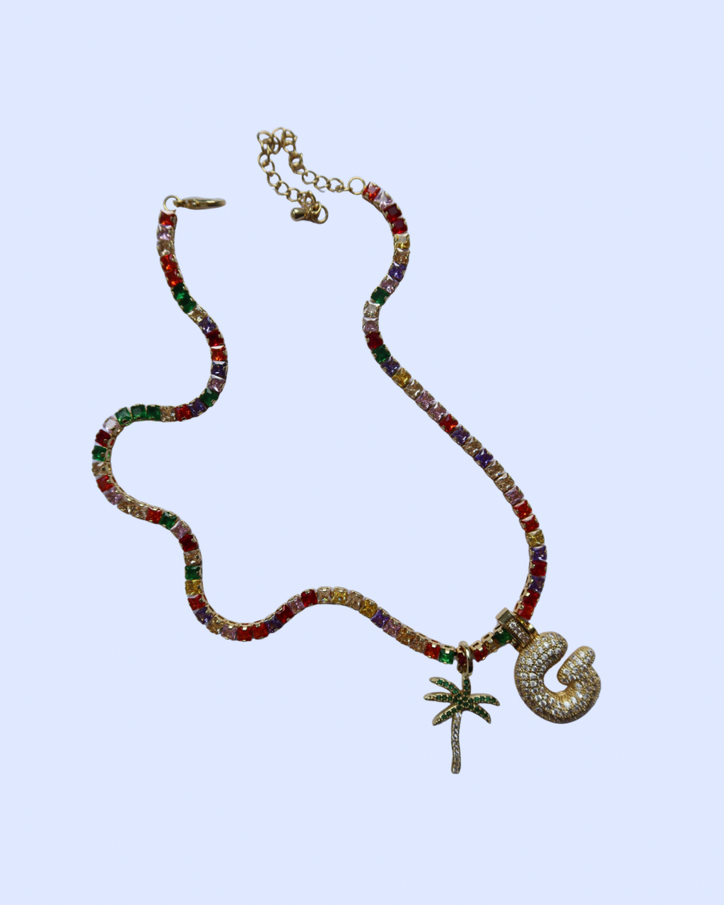 Bubble Letter Alphabet Charm.